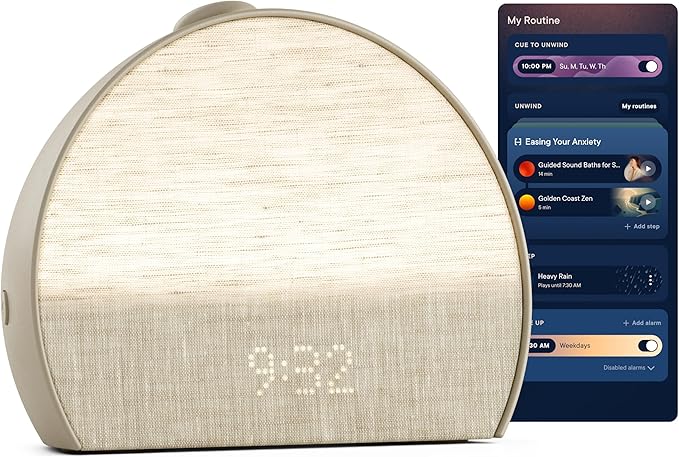Sunrise Alarm & Sound Machine, Screen-Free Sleep