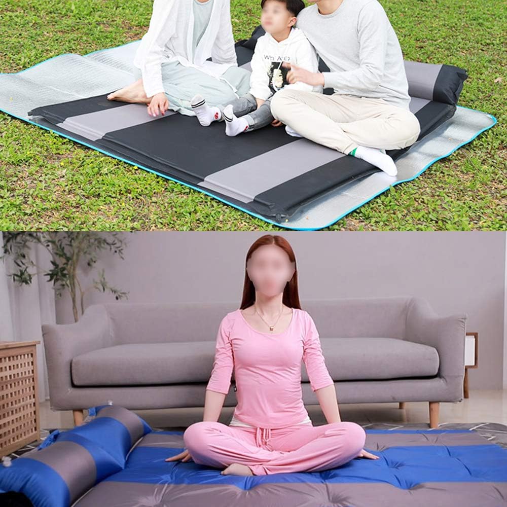 Automatic Car Air Mattress – Portable SUV Trunk Travel Air Bed, Camping Outdoor Mattress with Storage Bag (A-Blue) 🚗💤