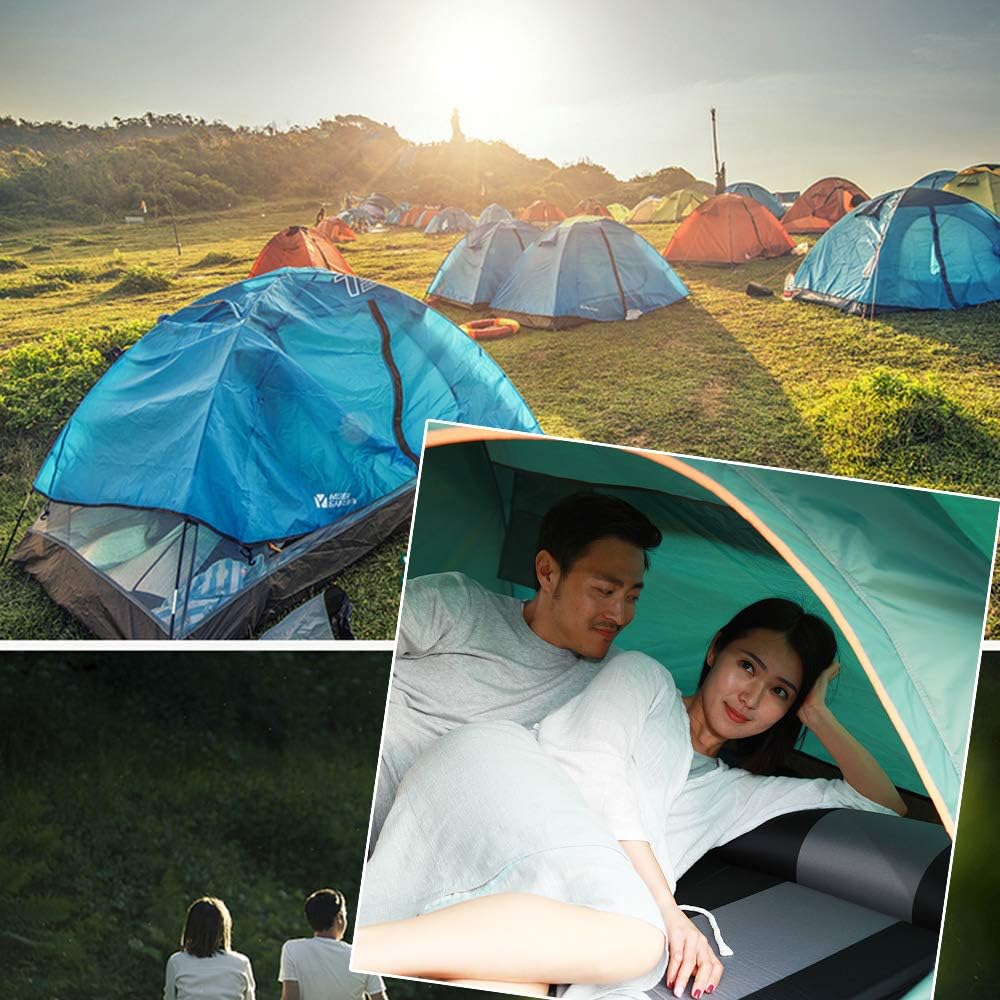 Automatic Car Air Mattress – Portable SUV Trunk Travel Air Bed, Camping Outdoor Mattress with Storage Bag (A-Blue) 🚗💤