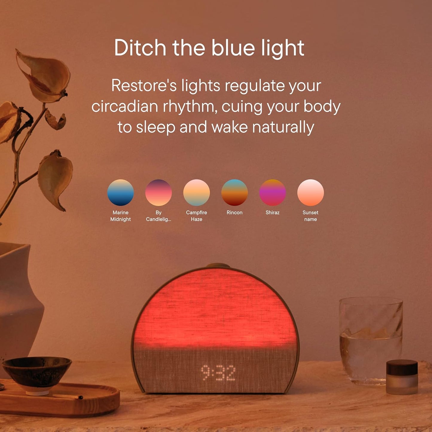 Sunrise Alarm & Sound Machine, Screen-Free Sleep